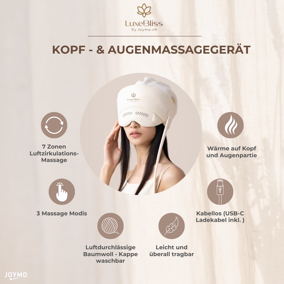 LuxeBliss™ | Kopf -& Augenmassagegerät